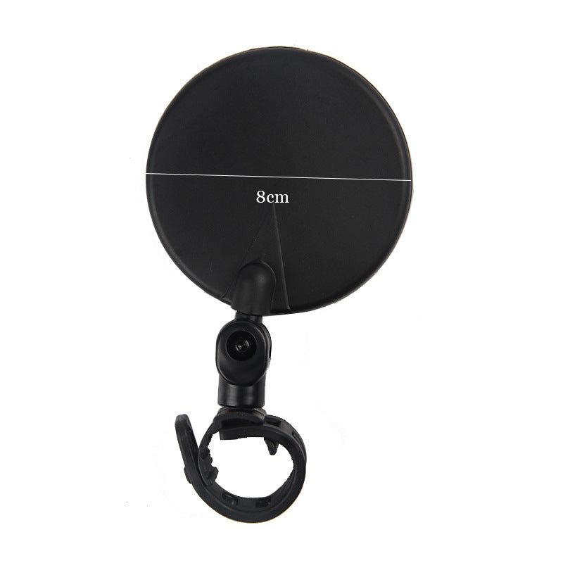2Pcs Bicycle Mirror Universal Handlebar Rearview Mirror 360 Degree Rotate For Bike Bicycle Cycling Accessories Wide Angle Convex Mirror Adjustable Rotatable Handlebar For Mountain Bike Off Road Bike and Fixed Gear Bike Handlebars