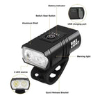 Rechargeable bicycle cycling night light USB light T6 light Strong flashlight Mountain bike front and rear light accessories