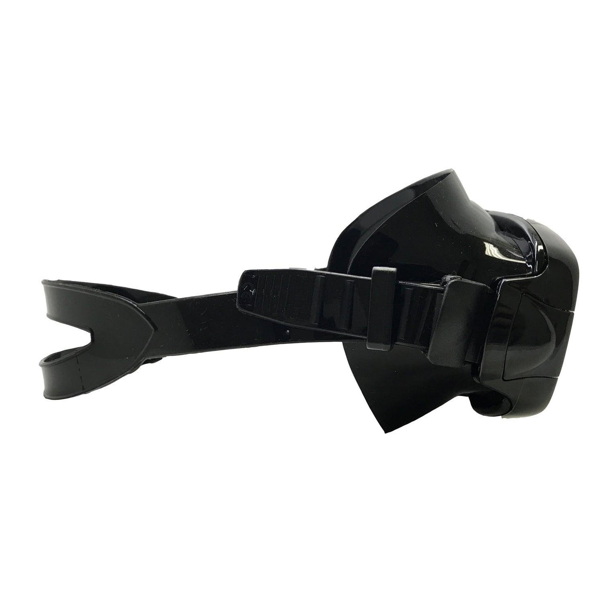 Scuba Choice Dive Mask With Blue Mirror Coated Lense + Black Snorkel Combo