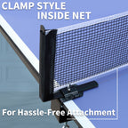 9-Foot Foldable Indoor Ping Pong Table Set with Accessories