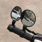 2Pcs Bicycle Mirror Universal Handlebar Rearview Mirror 360 Degree Rotate For Bike Bicycle Cycling Accessories Wide Angle Convex Mirror Adjustable Rotatable Handlebar For Mountain Bike Off Road Bike and Fixed Gear Bike Handlebars