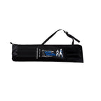 Official Nordic Walking Poles - True Nordic Glove Grip w-flip locks, detachable feet and travel bag - pair - For Heights up to 6’2”
